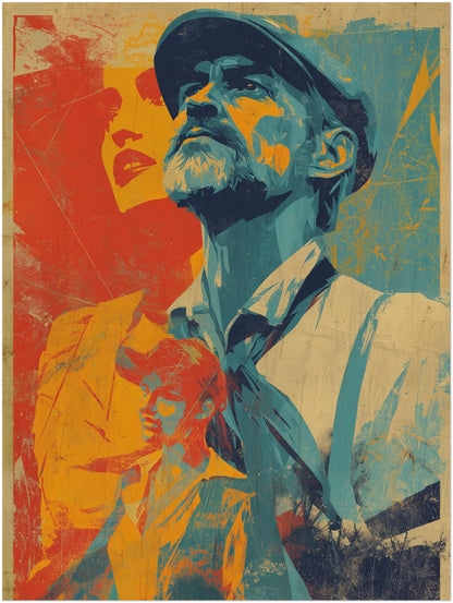 Mann Frau Porträts Poster