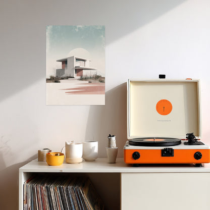 Modernes Haus Poster