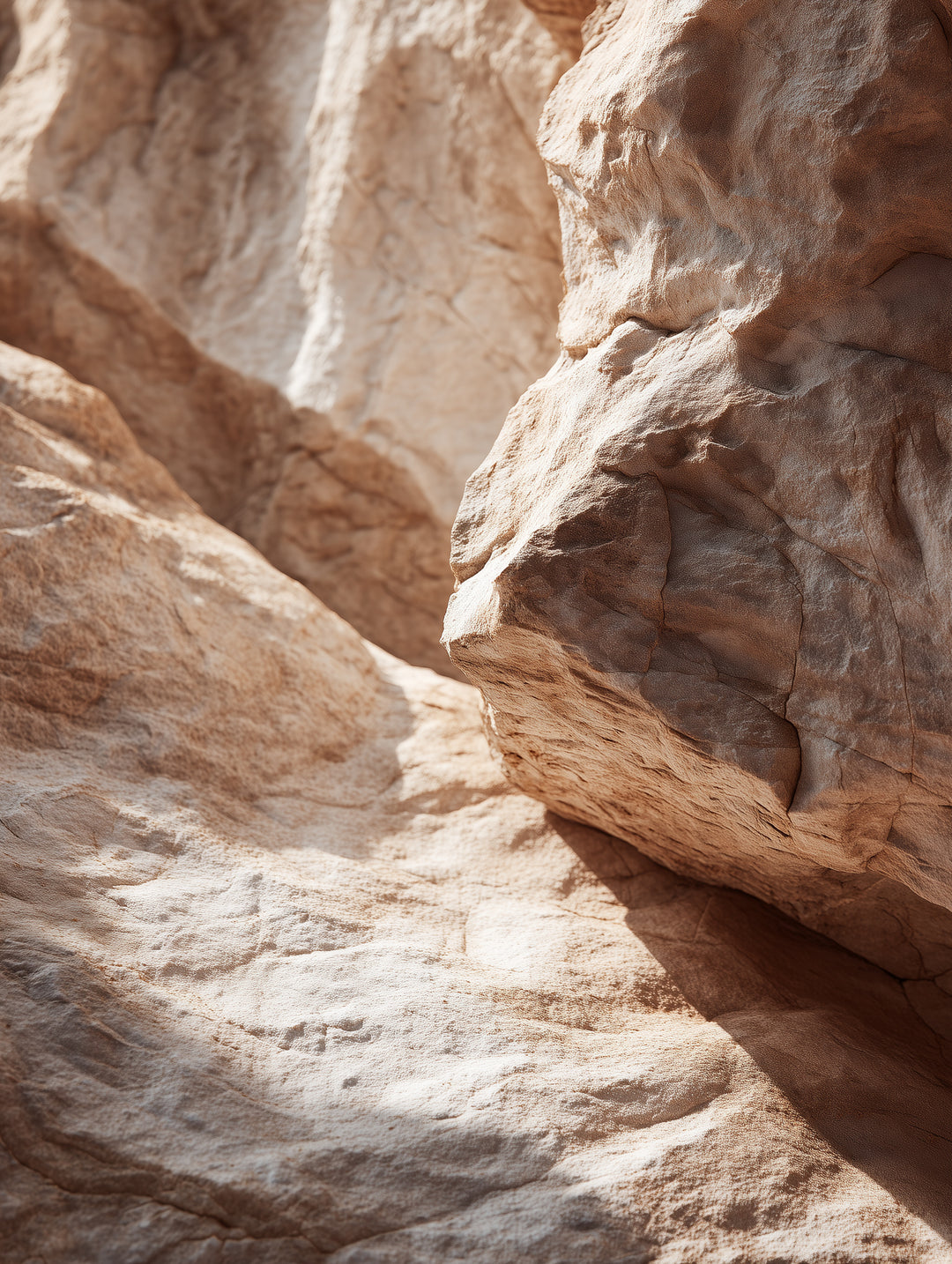 Sandsteinfelsen im Sonnenlicht  – Wandkunst