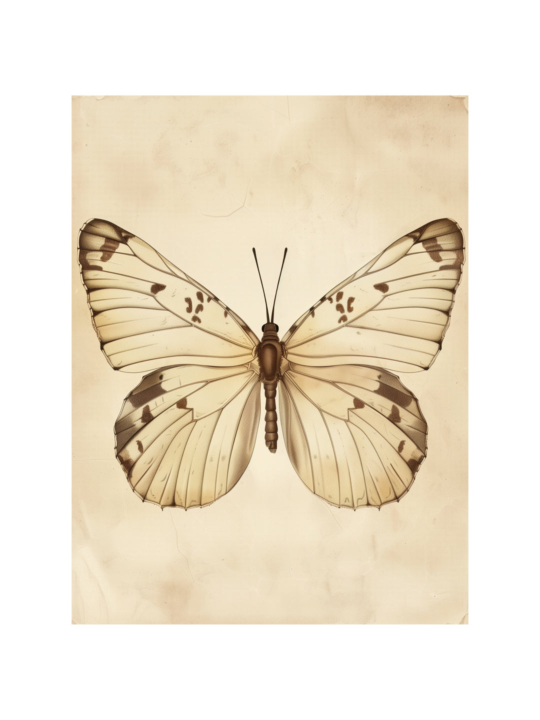 Schmetterling Vintage – Wandkunst