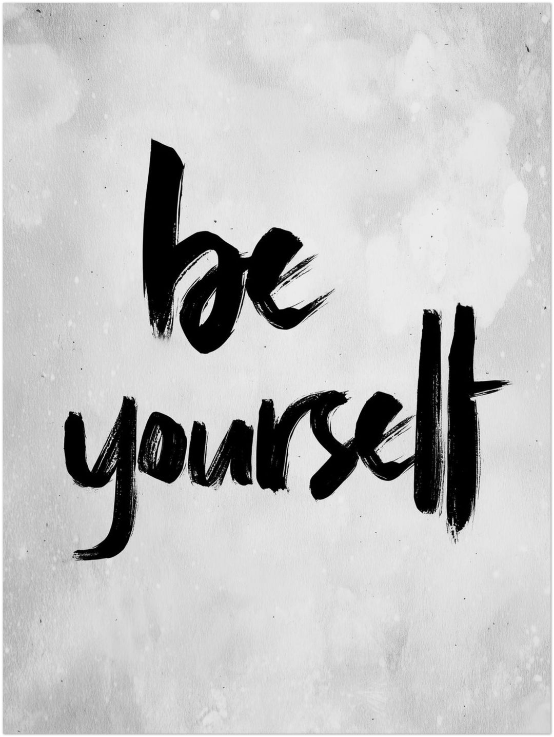 Be Yourself abstrakt – Wandkunst