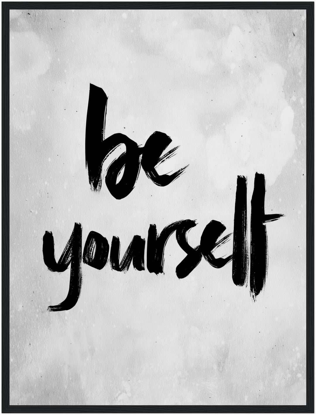 Be Yourself Poster abstrakt – mattes Kunstdruck-Papier – Ansicht 5