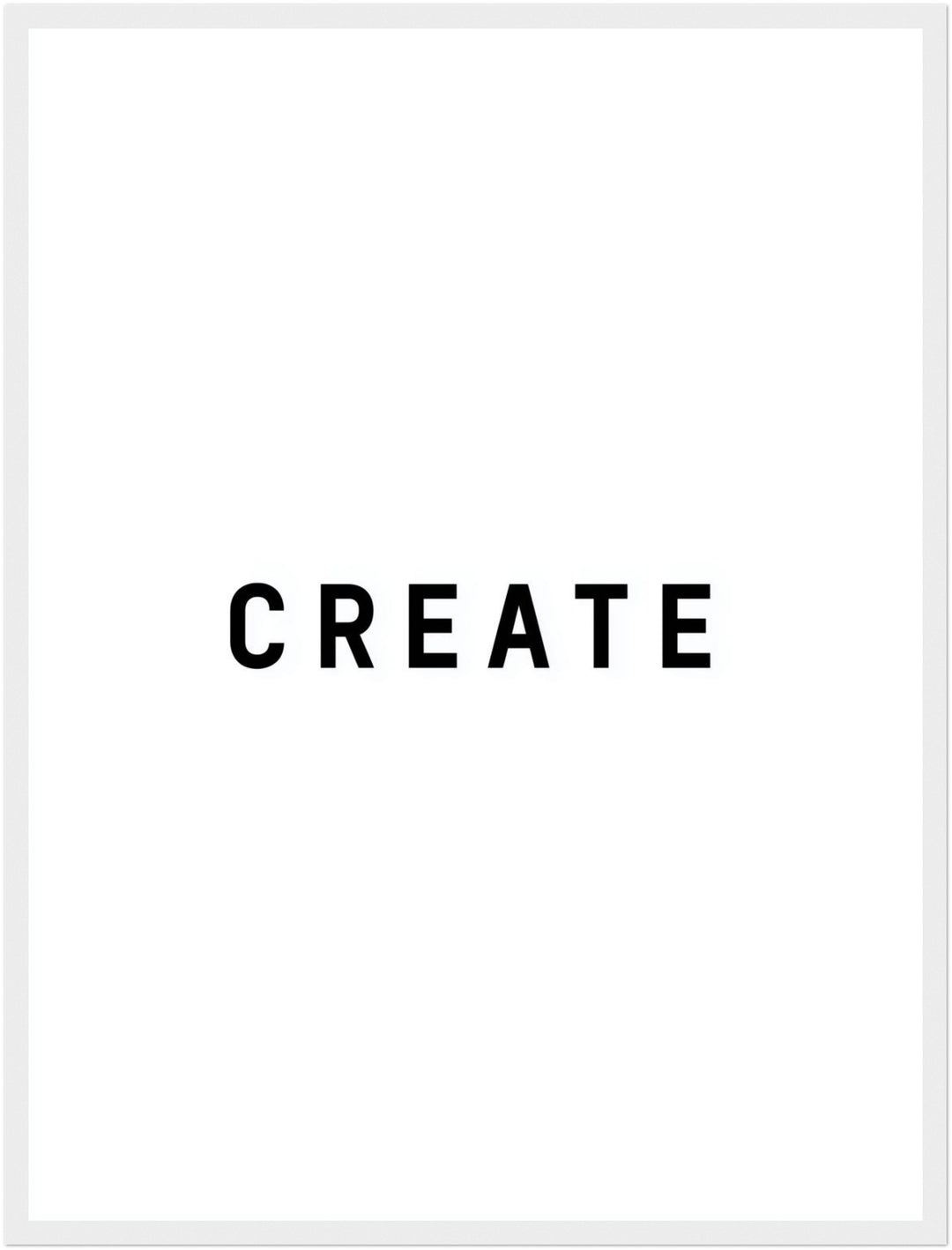 Typografie CREATE Poster abstrakt – mattes Kunstdruck-Papier – Ansicht 6