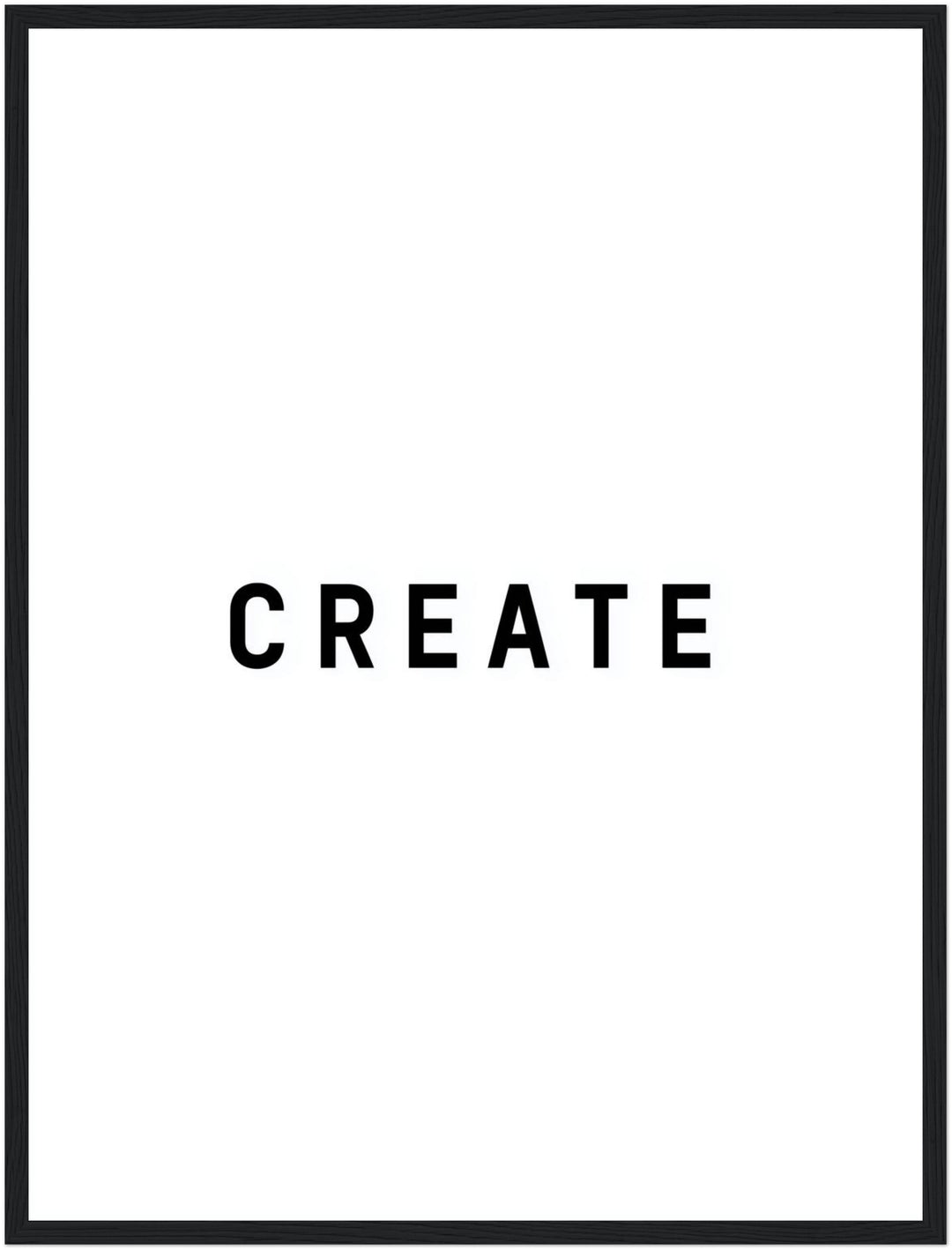 Typografie CREATE Poster abstrakt – mattes Kunstdruck-Papier – Ansicht 5