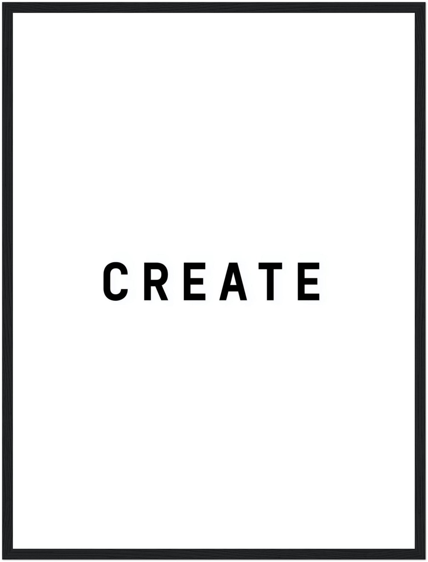 Typografie CREATE Poster