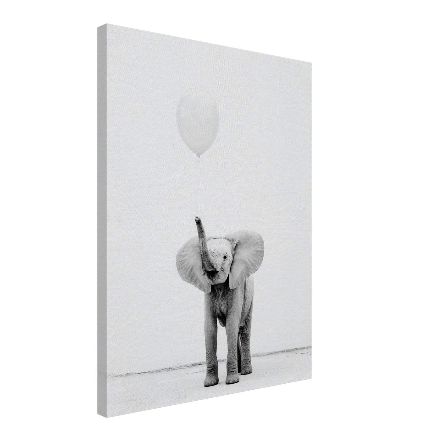 Elefant mit Ballon Leinwandbild