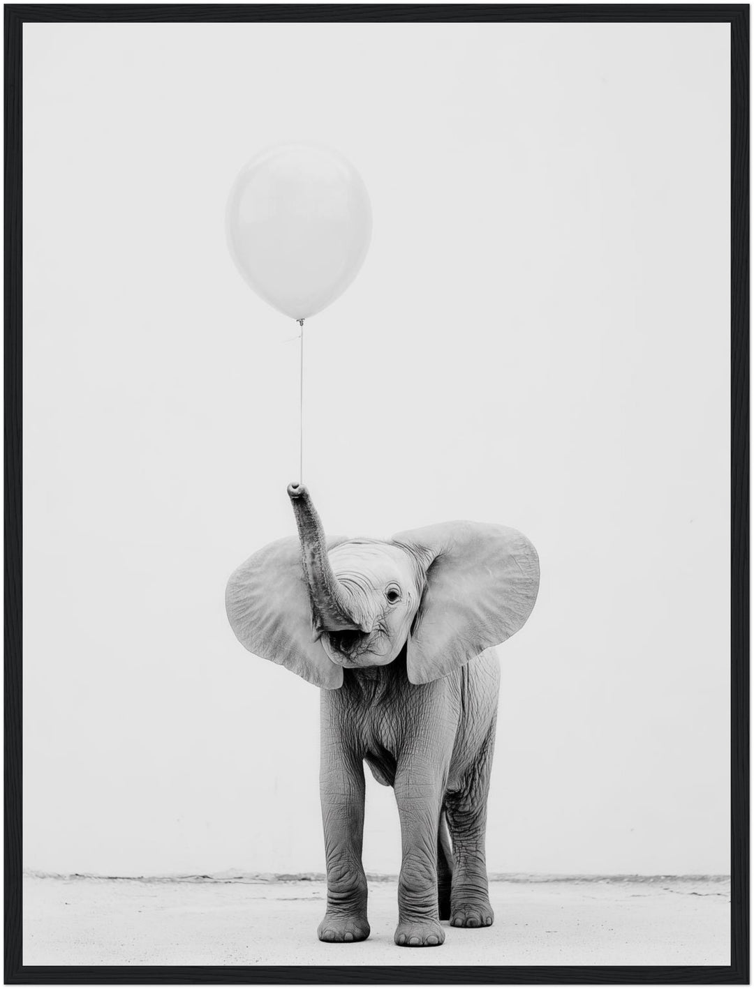 Elefant mit Ballon Poster abstrakt – mattes Kunstdruck-Papier – Ansicht 5