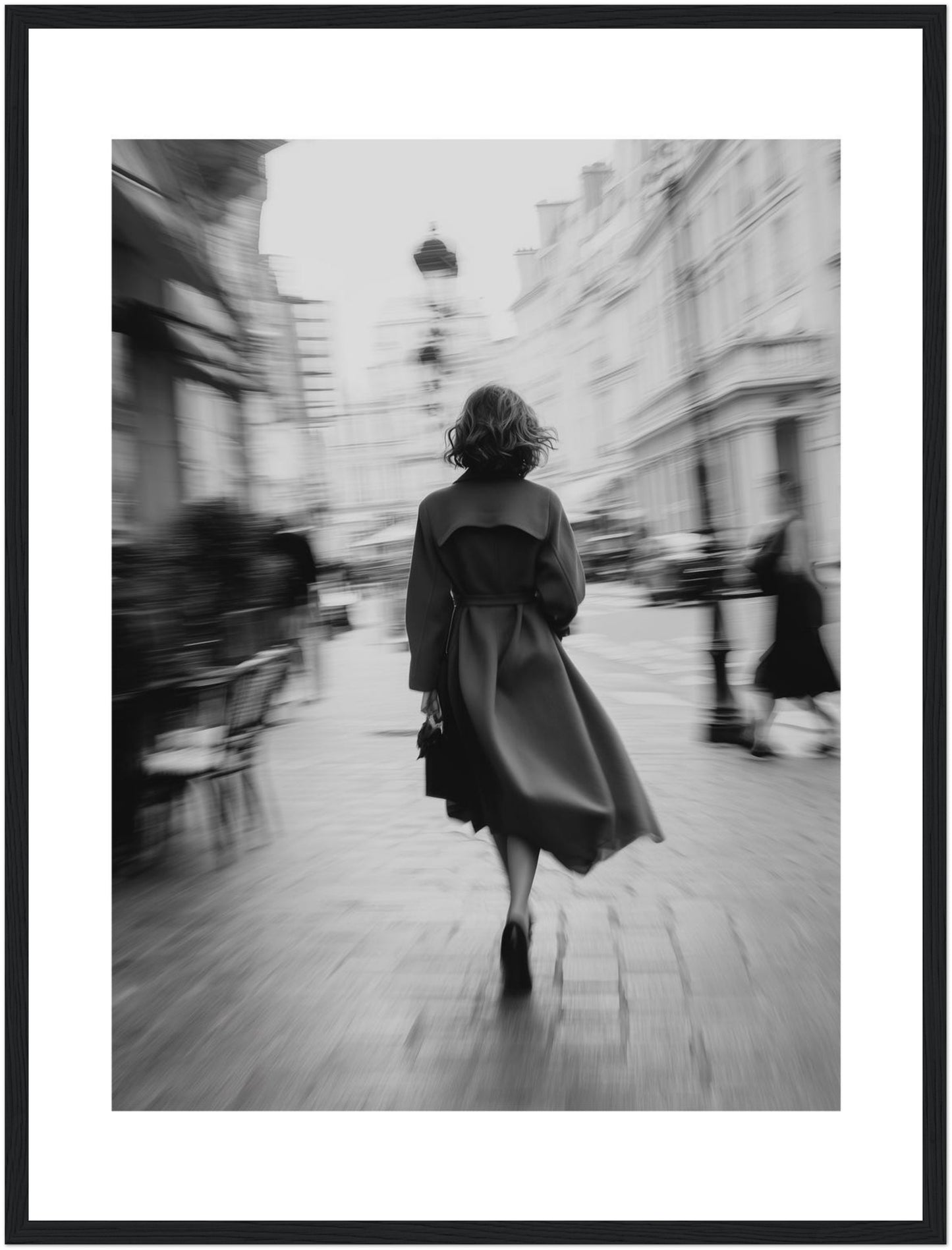 Gehende Frau Stadtbewegung Poster