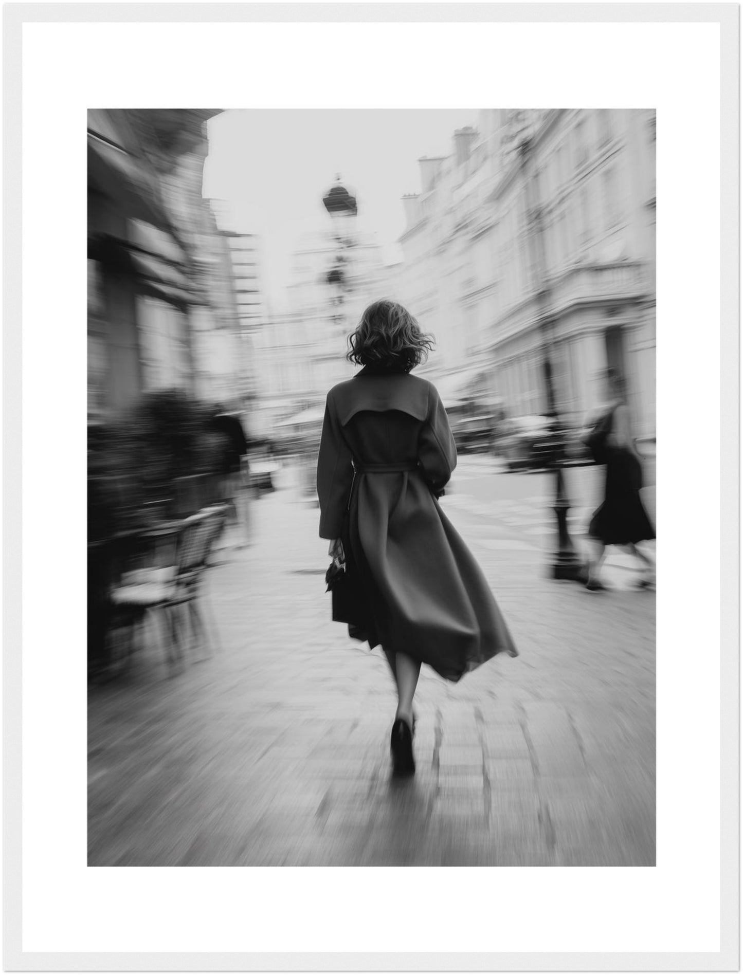 Gehende Frau Stadtbewegung Poster