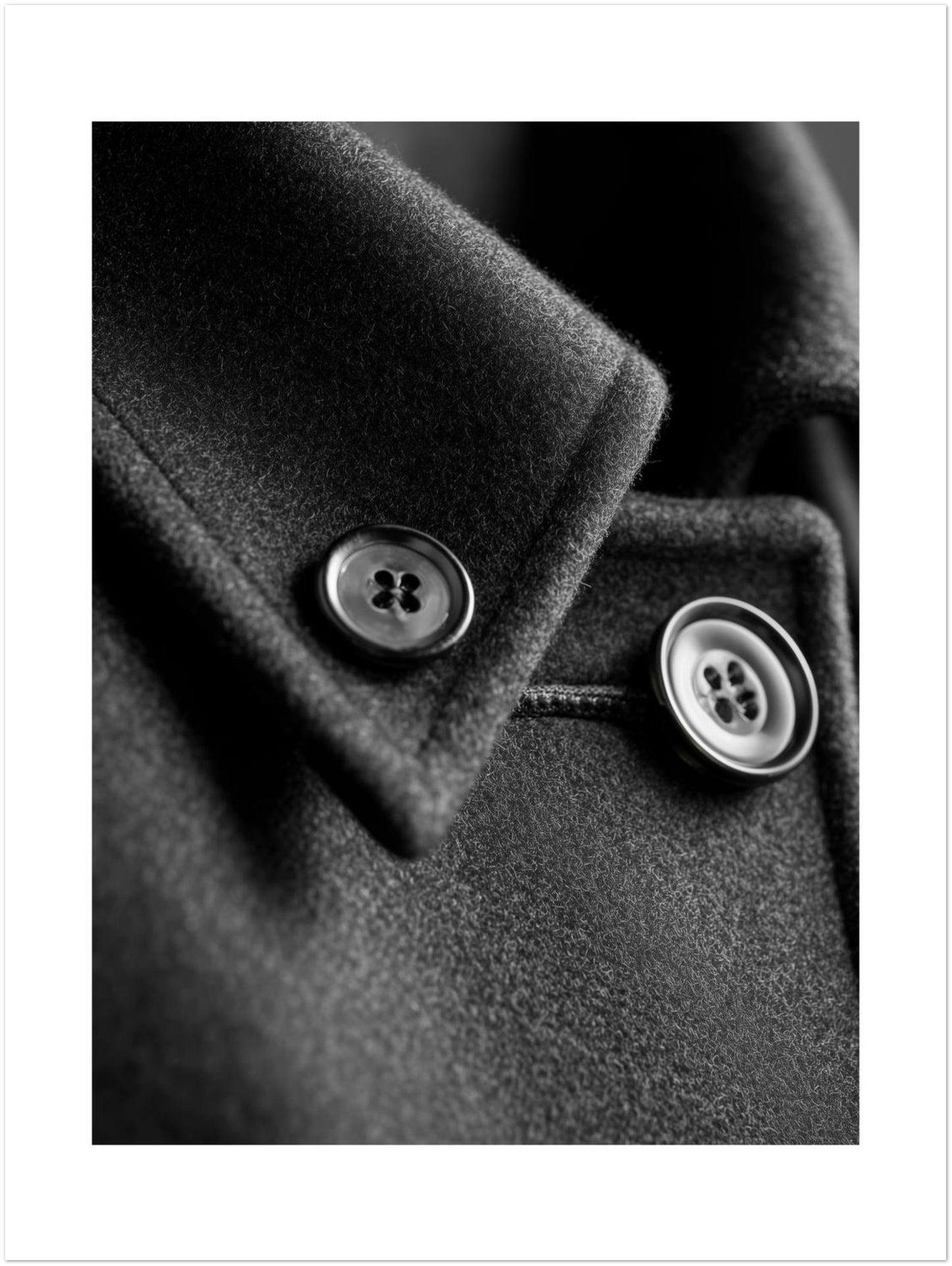 Mantelknöpfe Detail Poster