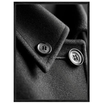 Mantelknöpfe Detail Leinwandbild