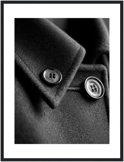 Mantelknöpfe Detail Poster