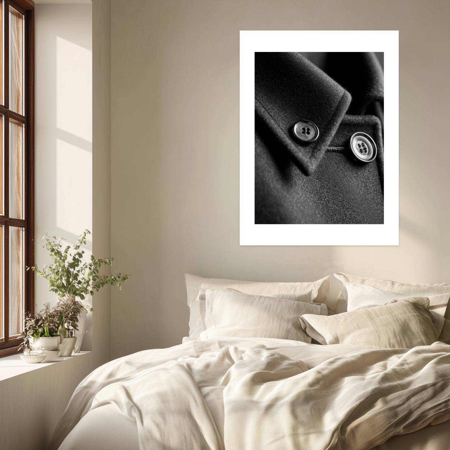 Mantelknöpfe Detail Poster