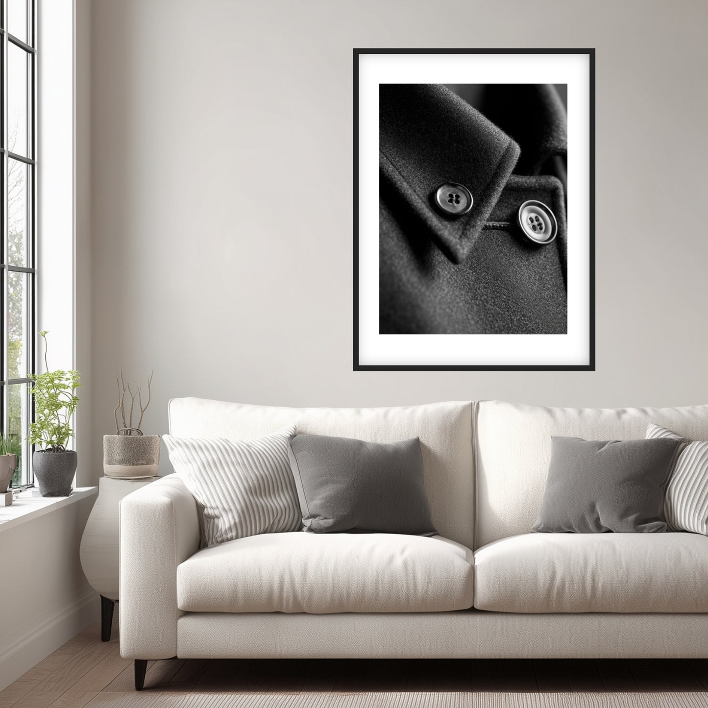 Mantelknöpfe Detail Poster