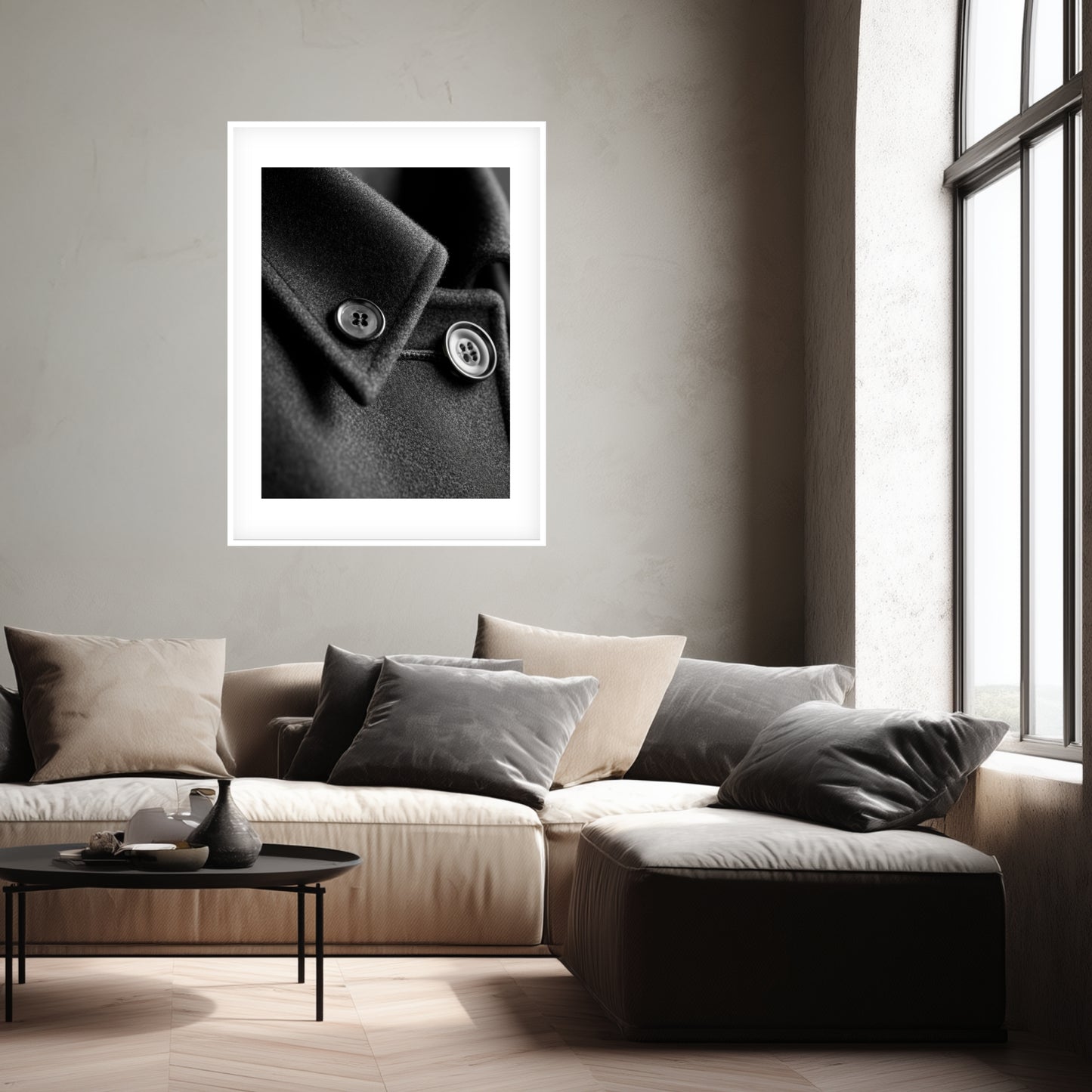 Mantelknöpfe Detail Poster