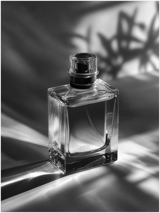 Parfumflakon Lichtspiel Leinwandbild