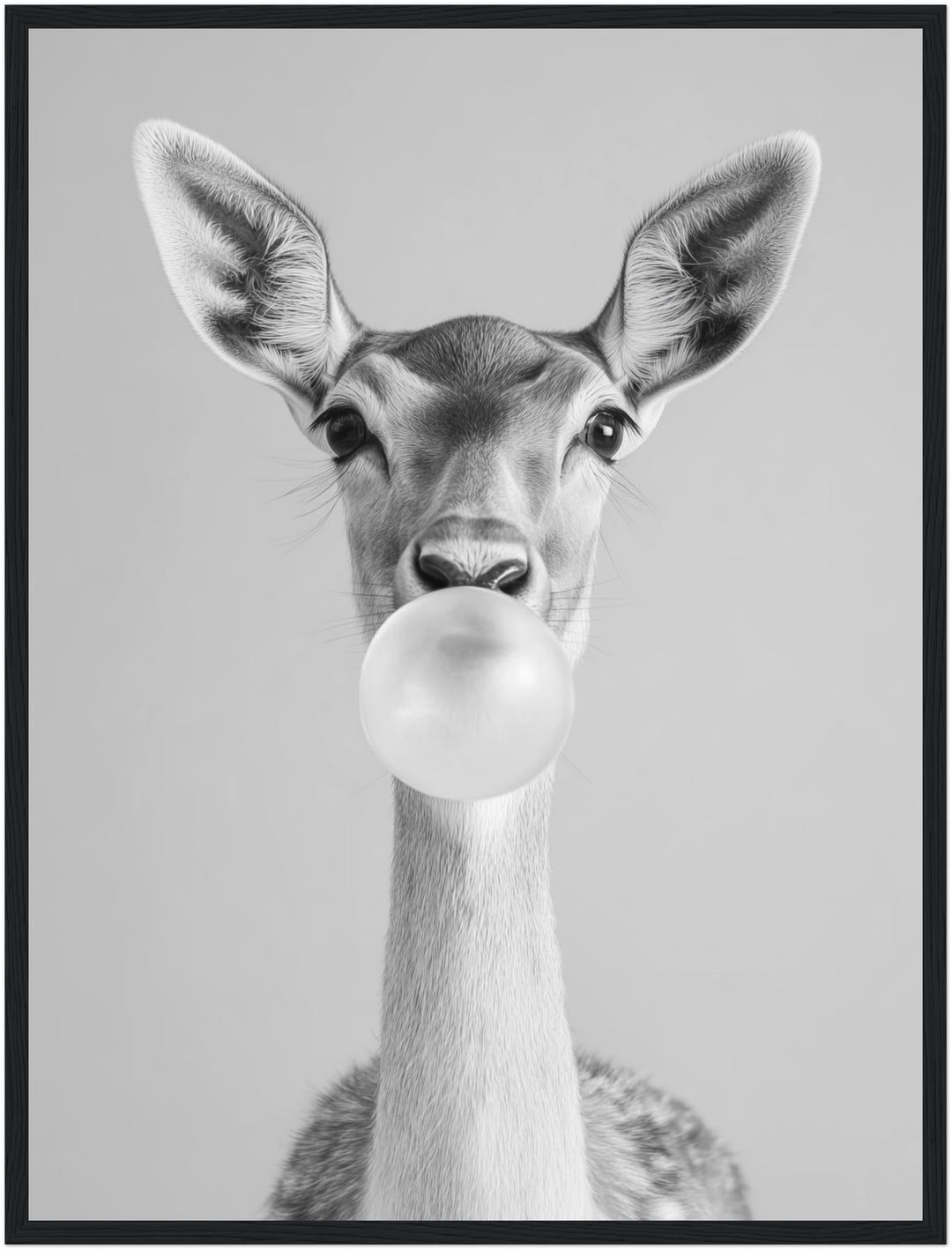 Reh mit Kaugummi Poster abstrakt – mattes Kunstdruck-Papier – Ansicht 5