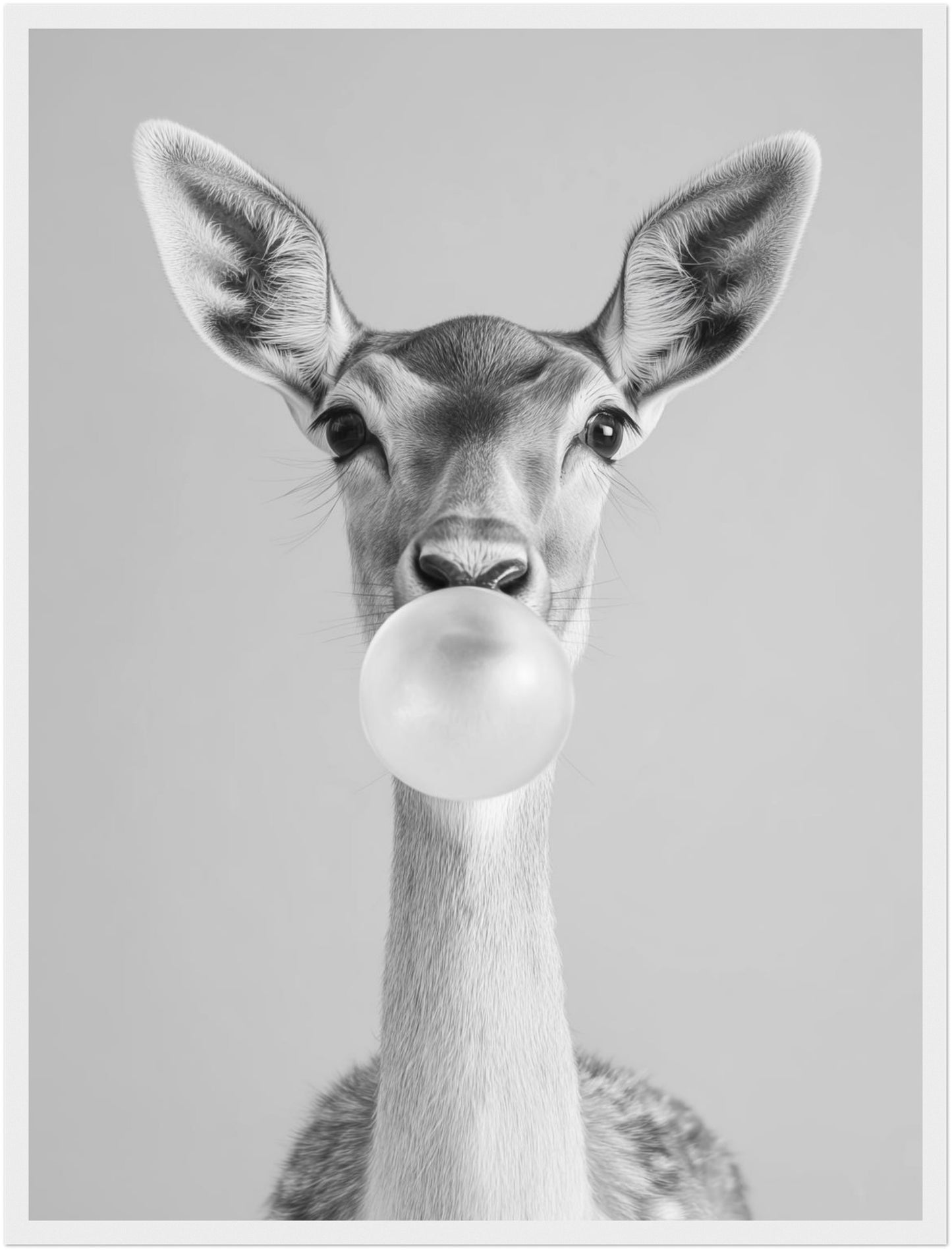 Reh mit Kaugummi Poster