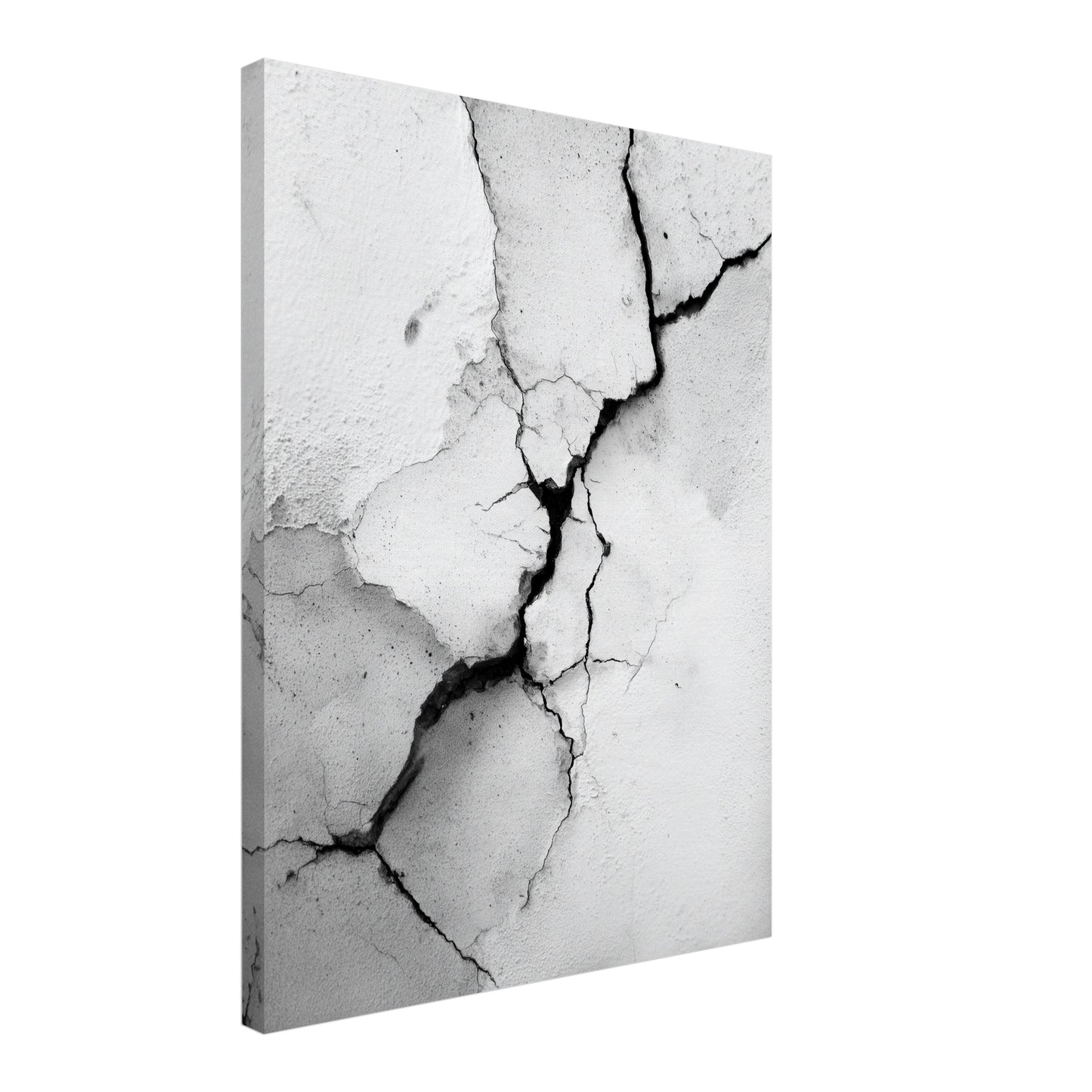 Riss in Wand Leinwandbild