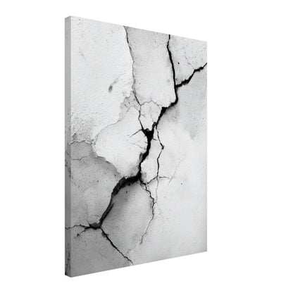 Riss in Wand Leinwandbild