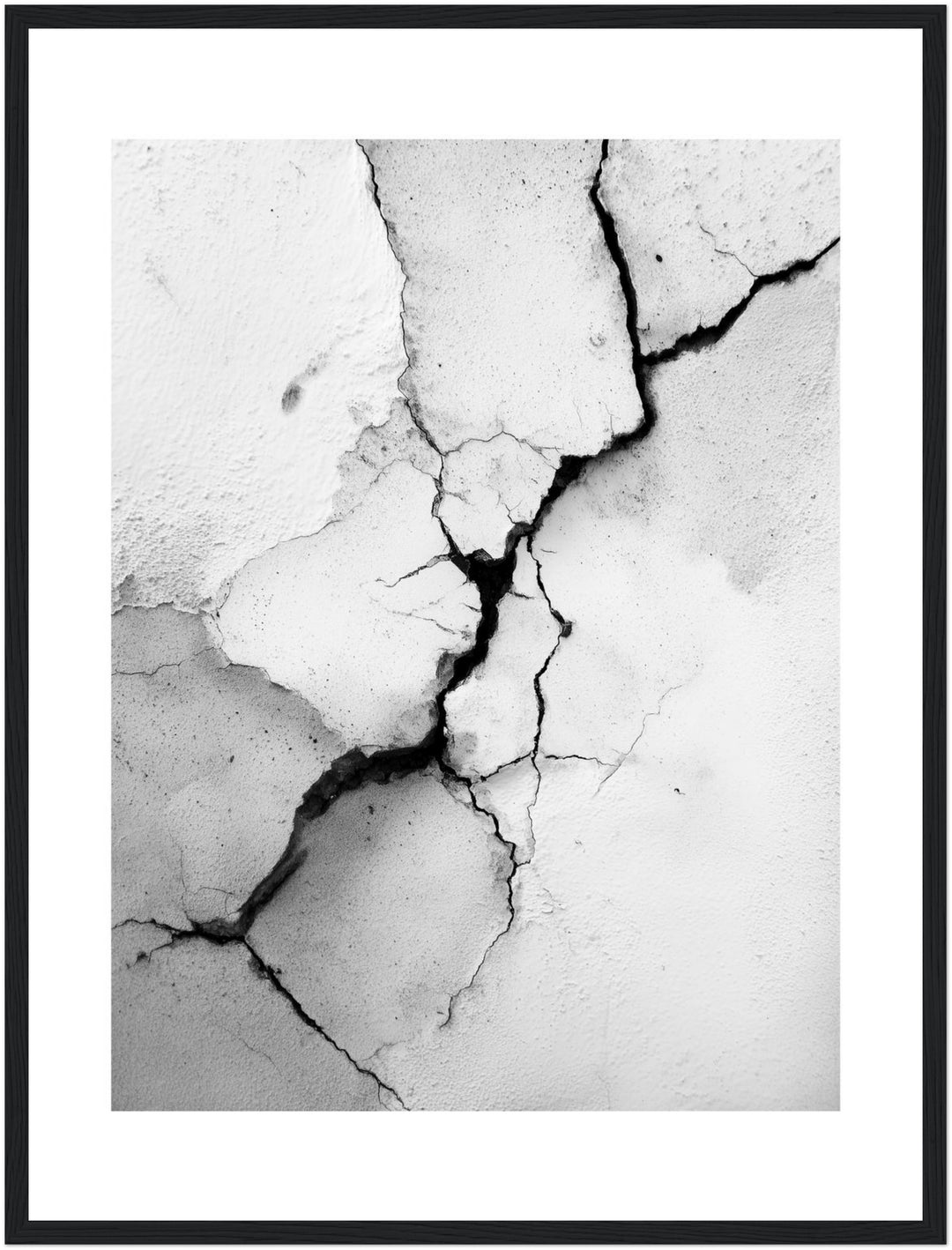 Riss in Wand Poster abstrakt – mattes Kunstdruck-Papier – Ansicht 5
