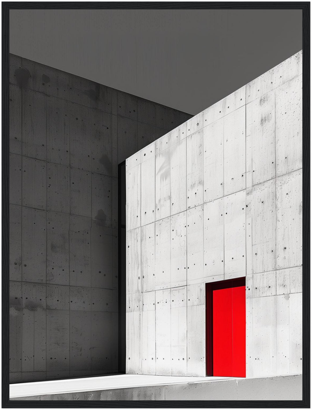 Kontrast der Moderne Poster schwarz weiß – mattes Kunstdruck-Papier – Ansicht 5