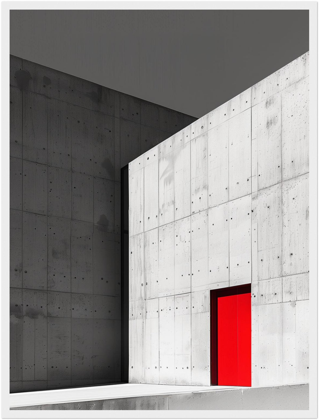 Kontrast der Moderne Poster schwarz weiß – mattes Kunstdruck-Papier – Ansicht 6