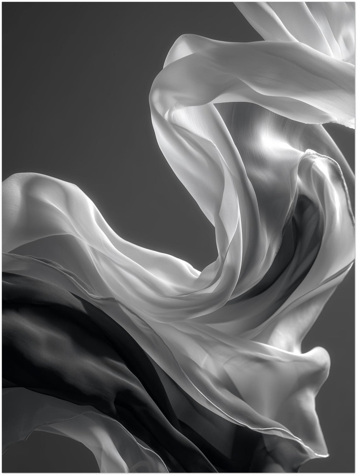 Seidenschal Leinwandbild