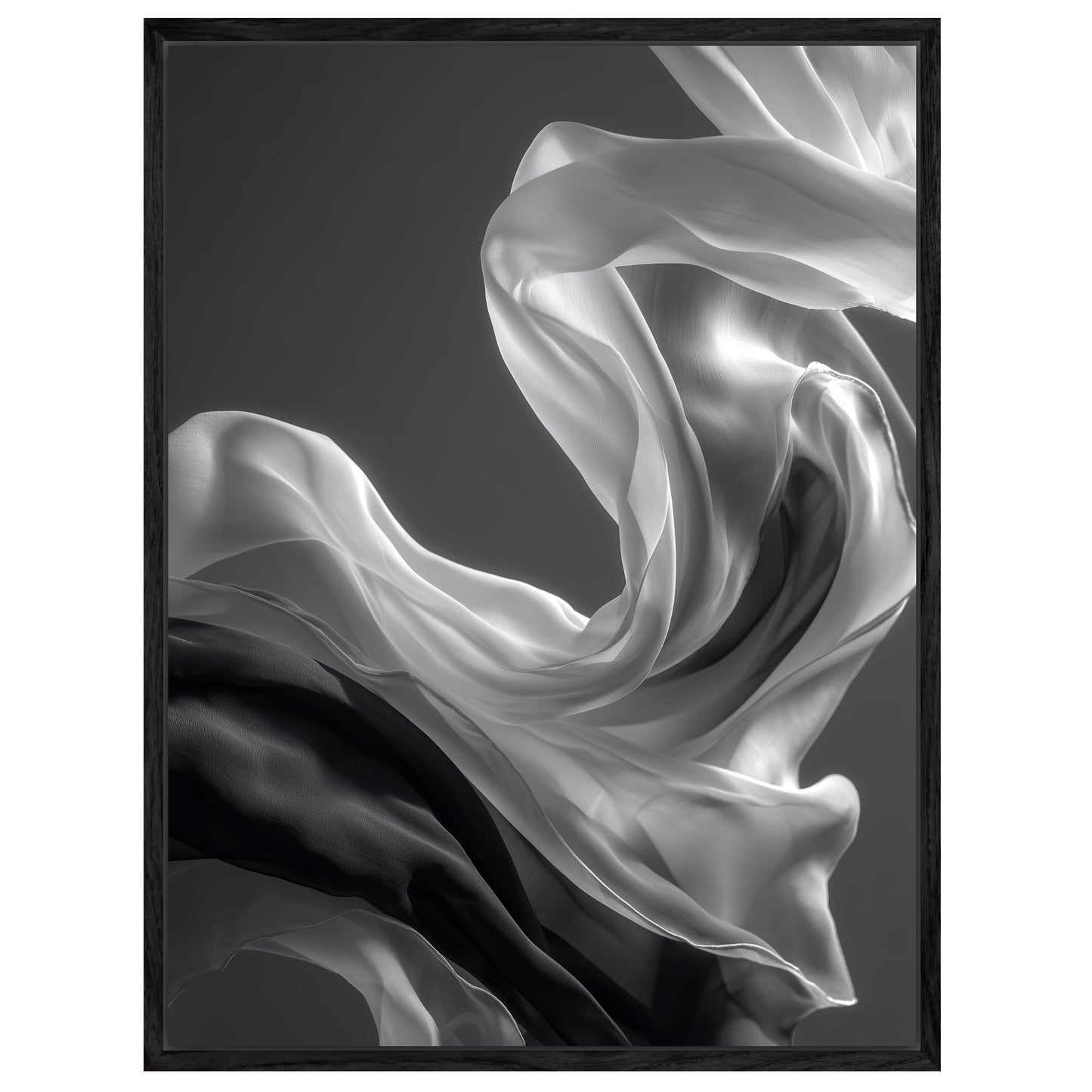 Seidenschal Leinwandbild