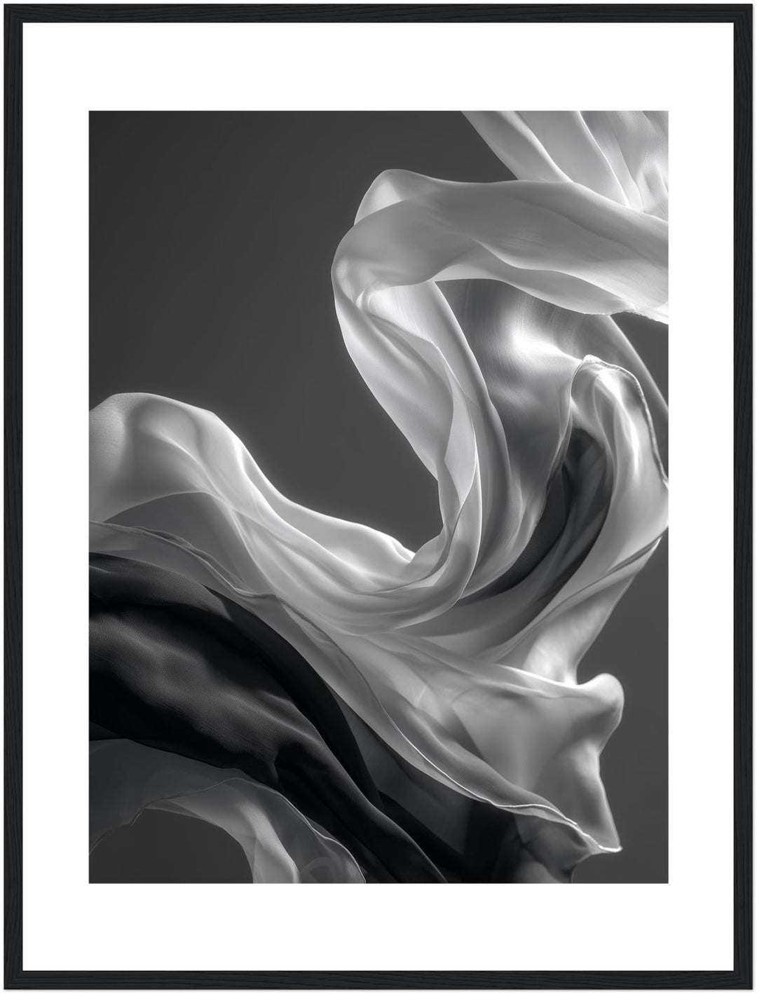 Seidenschal Poster abstrakt – mattes Kunstdruck-Papier – Ansicht 5