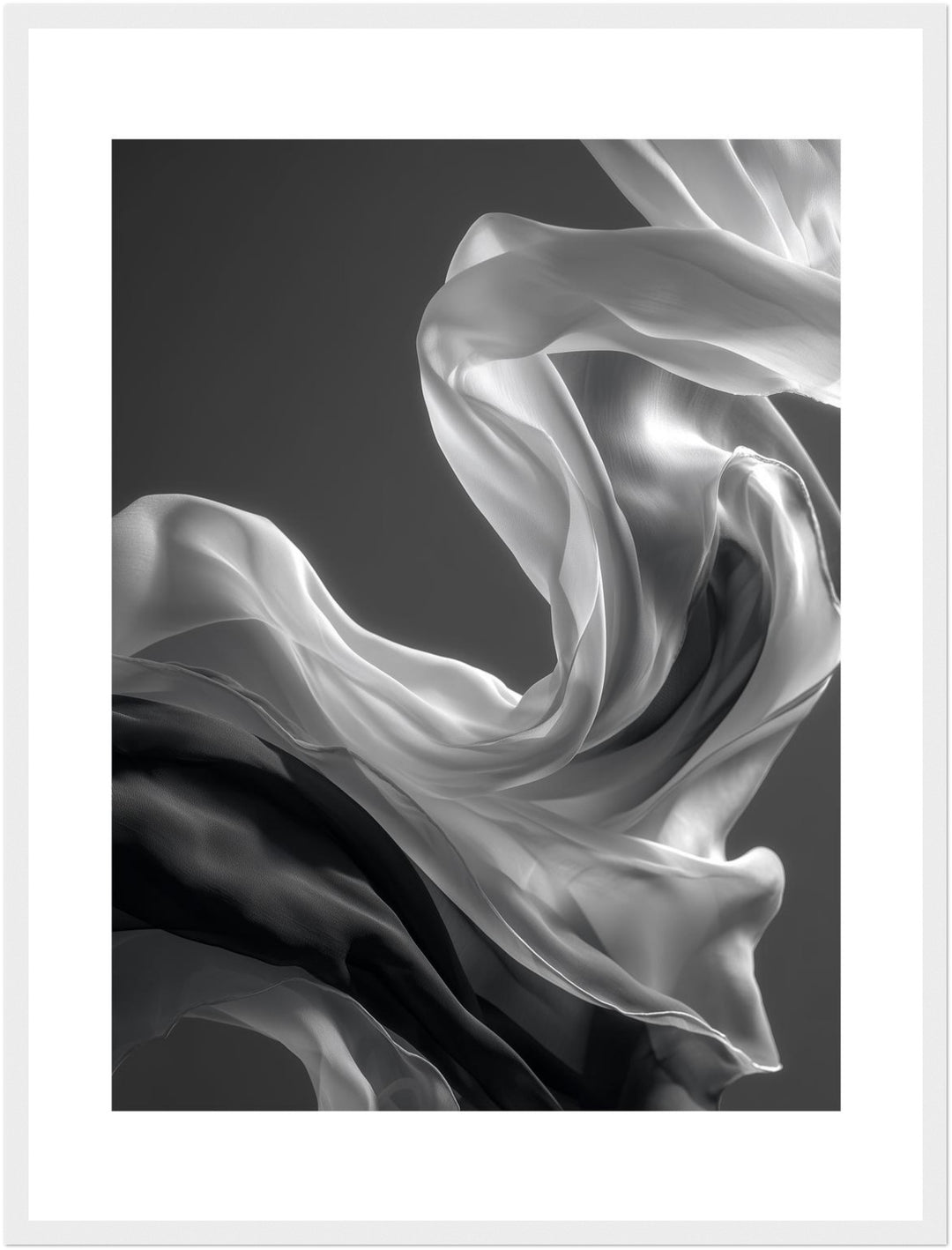 Seidenschal Poster abstrakt – mattes Kunstdruck-Papier – Ansicht 6