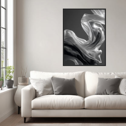 Seidenschal Leinwandbild