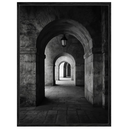 Steinbogen Durchgang Leinwandbild