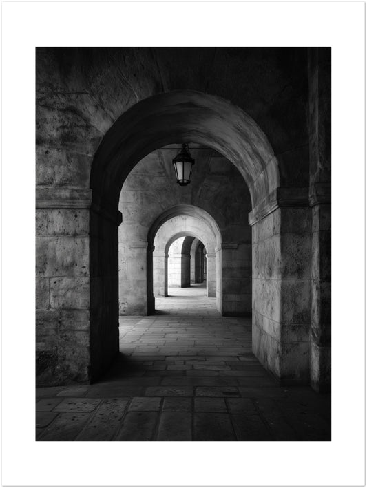 Steinbogen Durchgang Poster