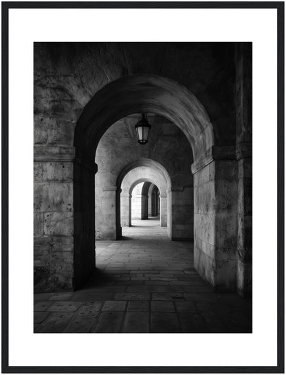 Steinbogen Durchgang Poster