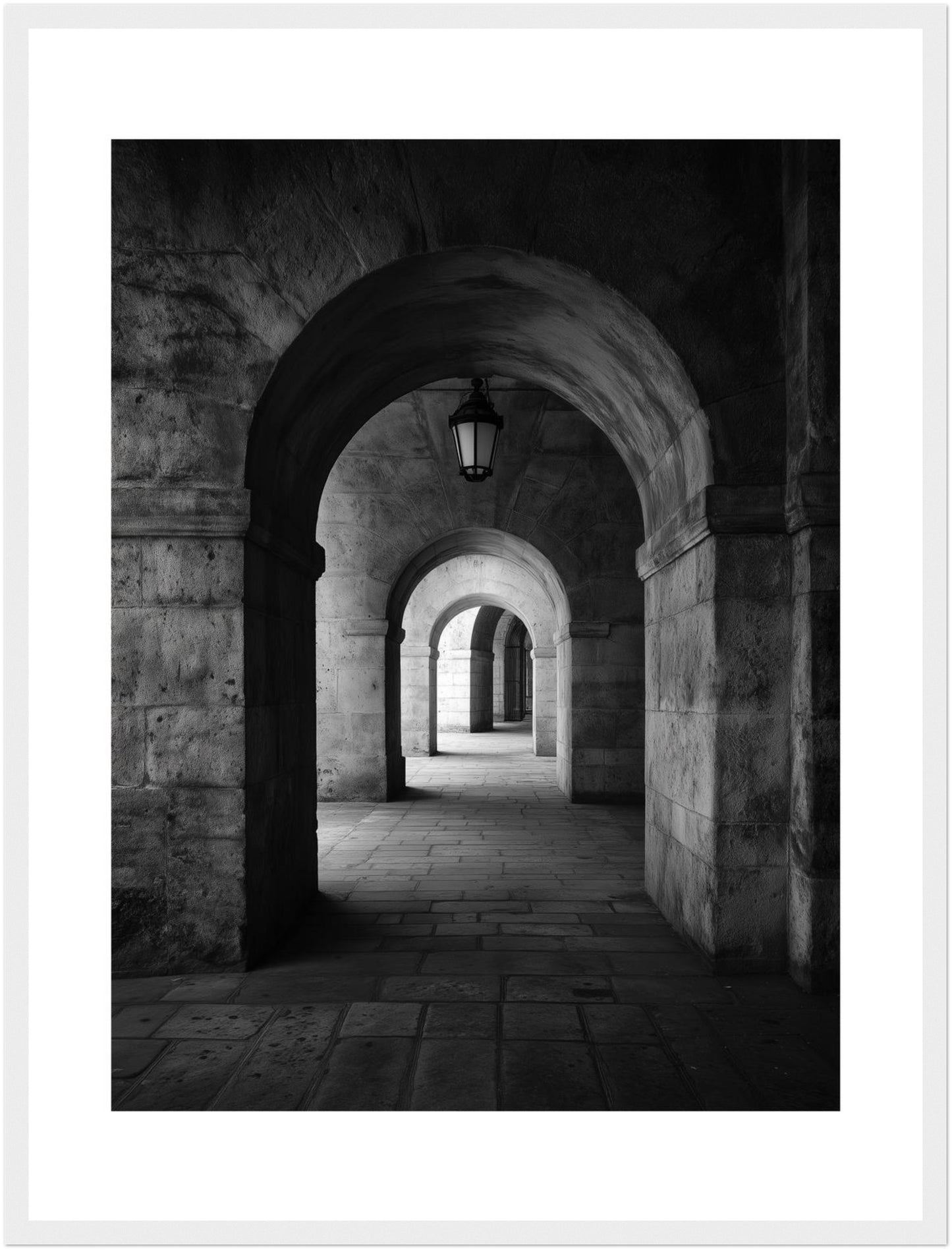 Steinbogen Durchgang Poster