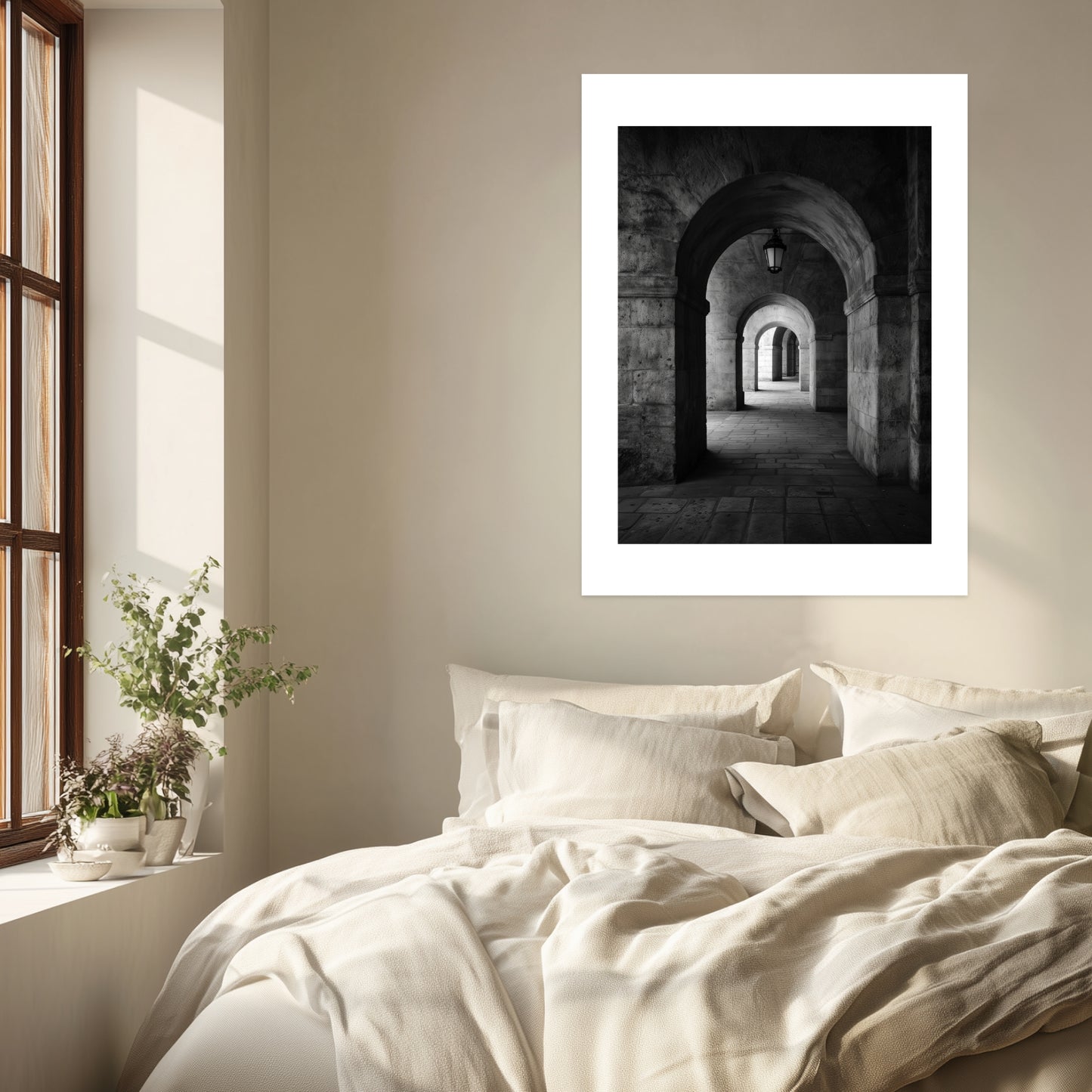 Steinbogen Durchgang Poster