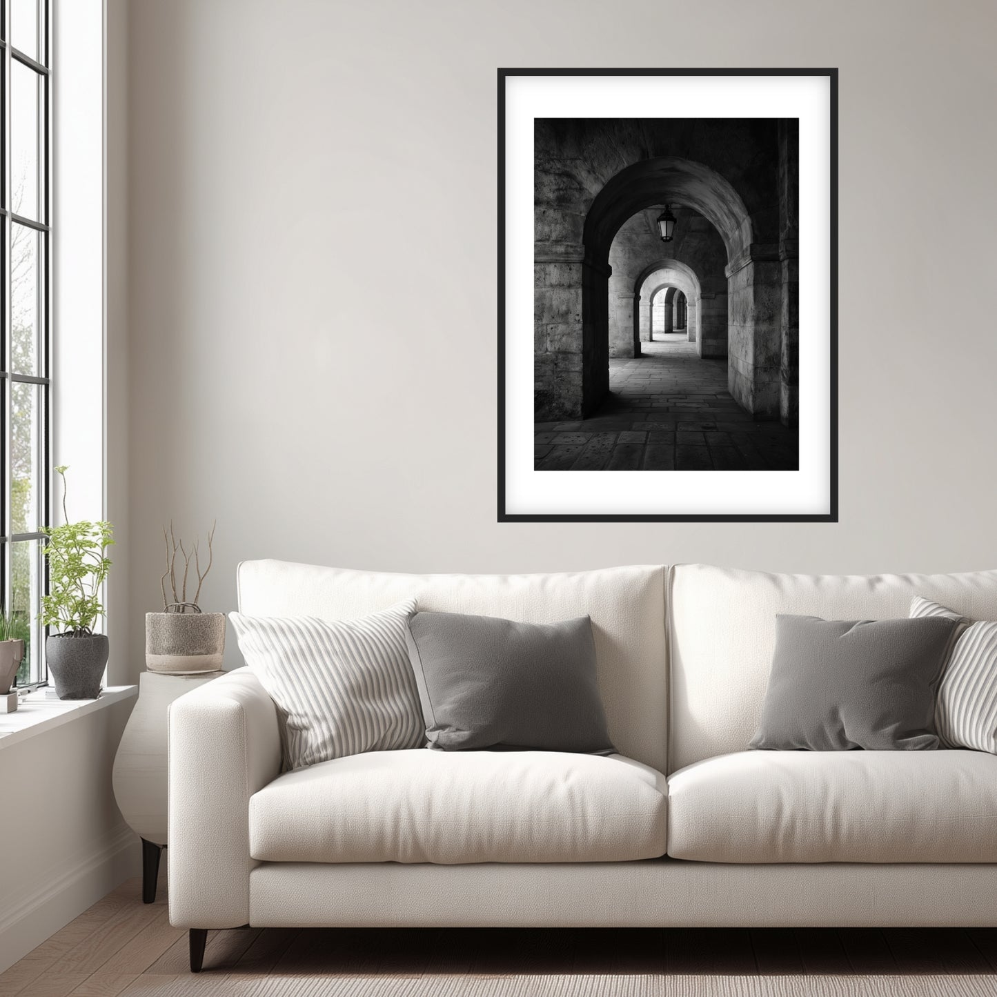 Steinbogen Durchgang Poster