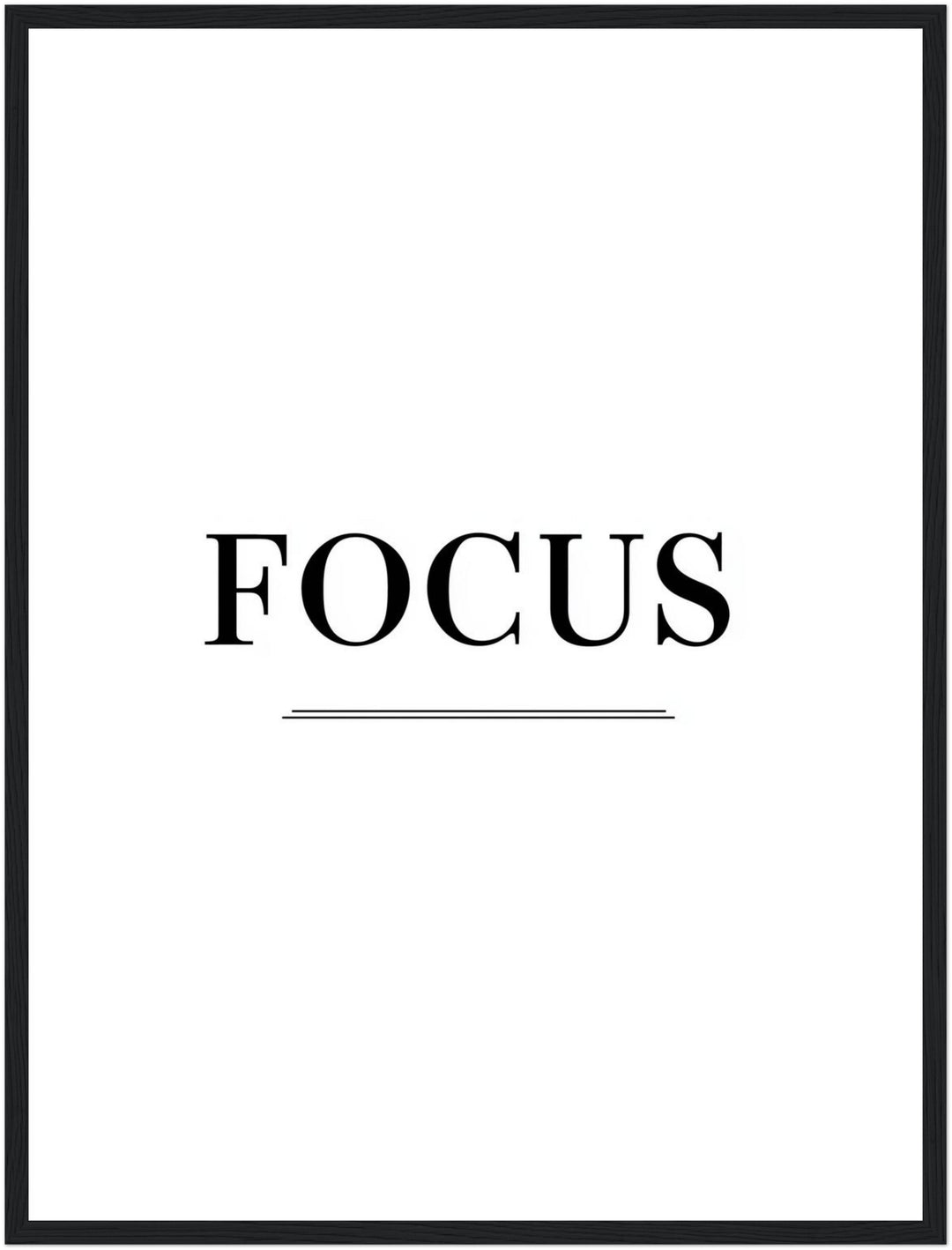 Typografie FOCUS Poster abstrakt – mattes Kunstdruck-Papier – Ansicht 5