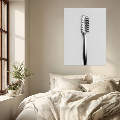 Zahnbürste Detail Poster