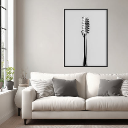 Zahnbürste Detail Poster