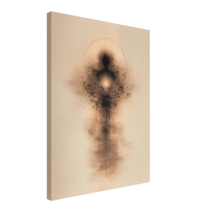 Abstrakte menschliche Energieform Leinwandbild