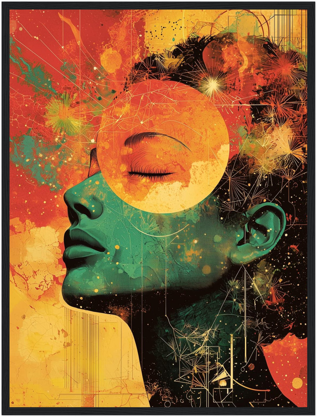 Innere Harmonie Poster spirituell – mattes Kunstdruck-Papier – Ansicht 5