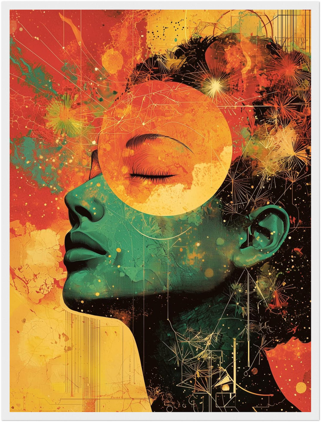 Innere Harmonie Poster spirituell – mattes Kunstdruck-Papier – Ansicht 6