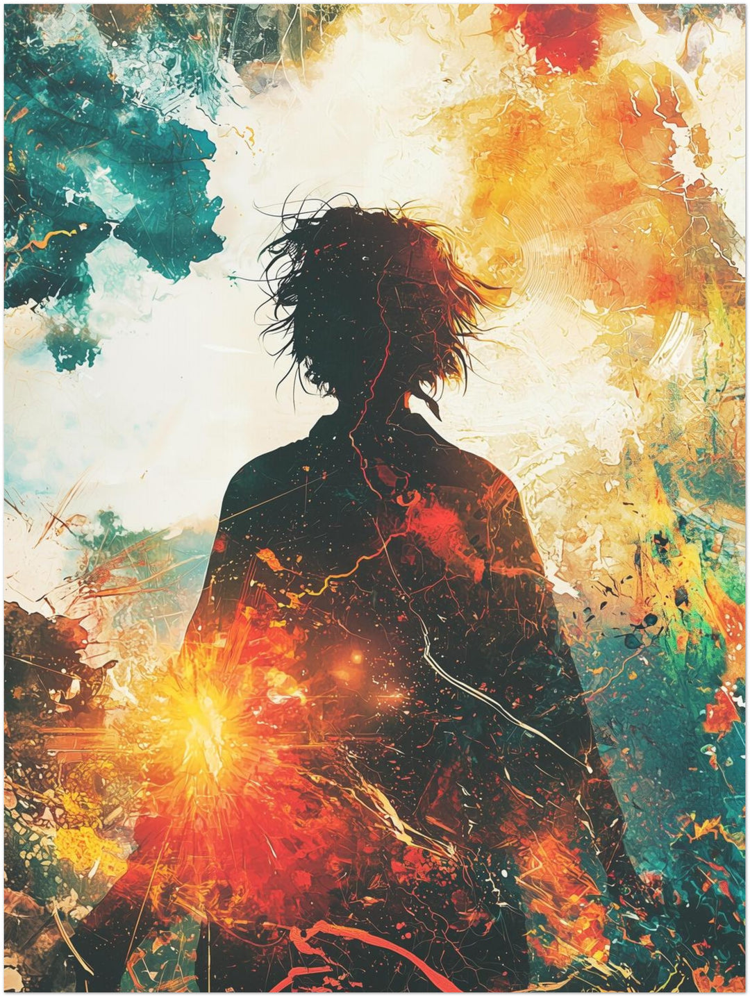 Kraft der Farben spirituell – Wandkunst