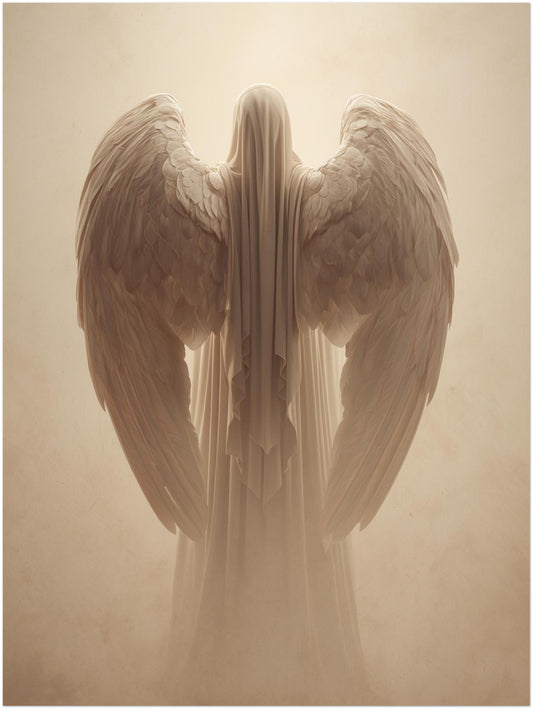 Geflügelte Lichtgestalt Poster