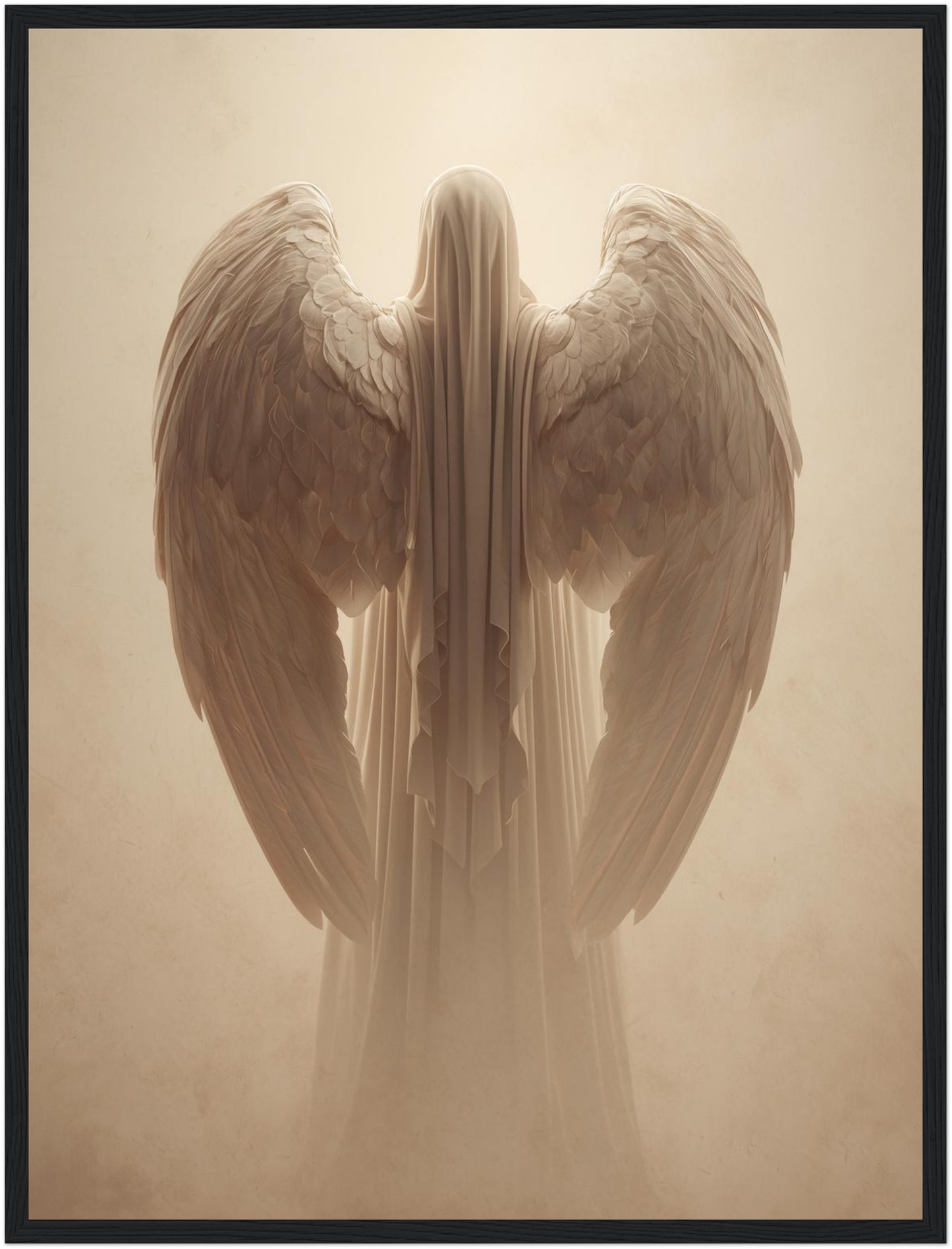 Geflügelte Lichtgestalt Poster