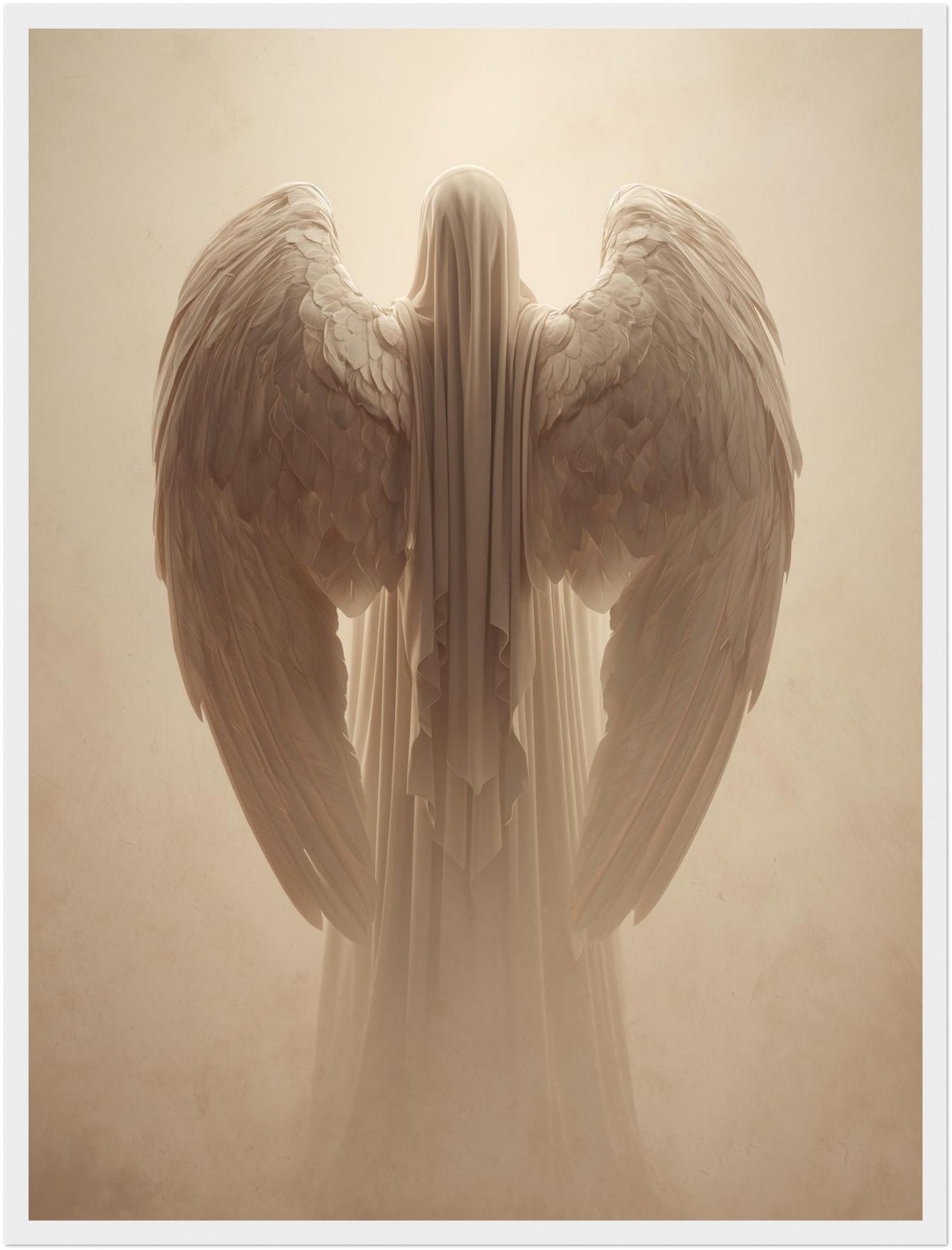 Geflügelte Lichtgestalt Poster