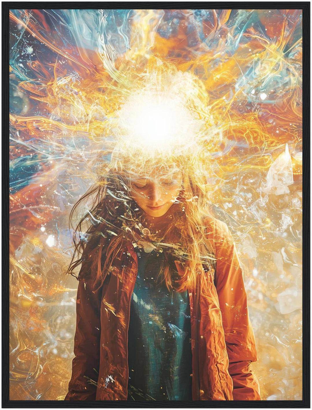 Inneres Leuchten Poster spirituell – mattes Kunstdruck-Papier – Ansicht 5