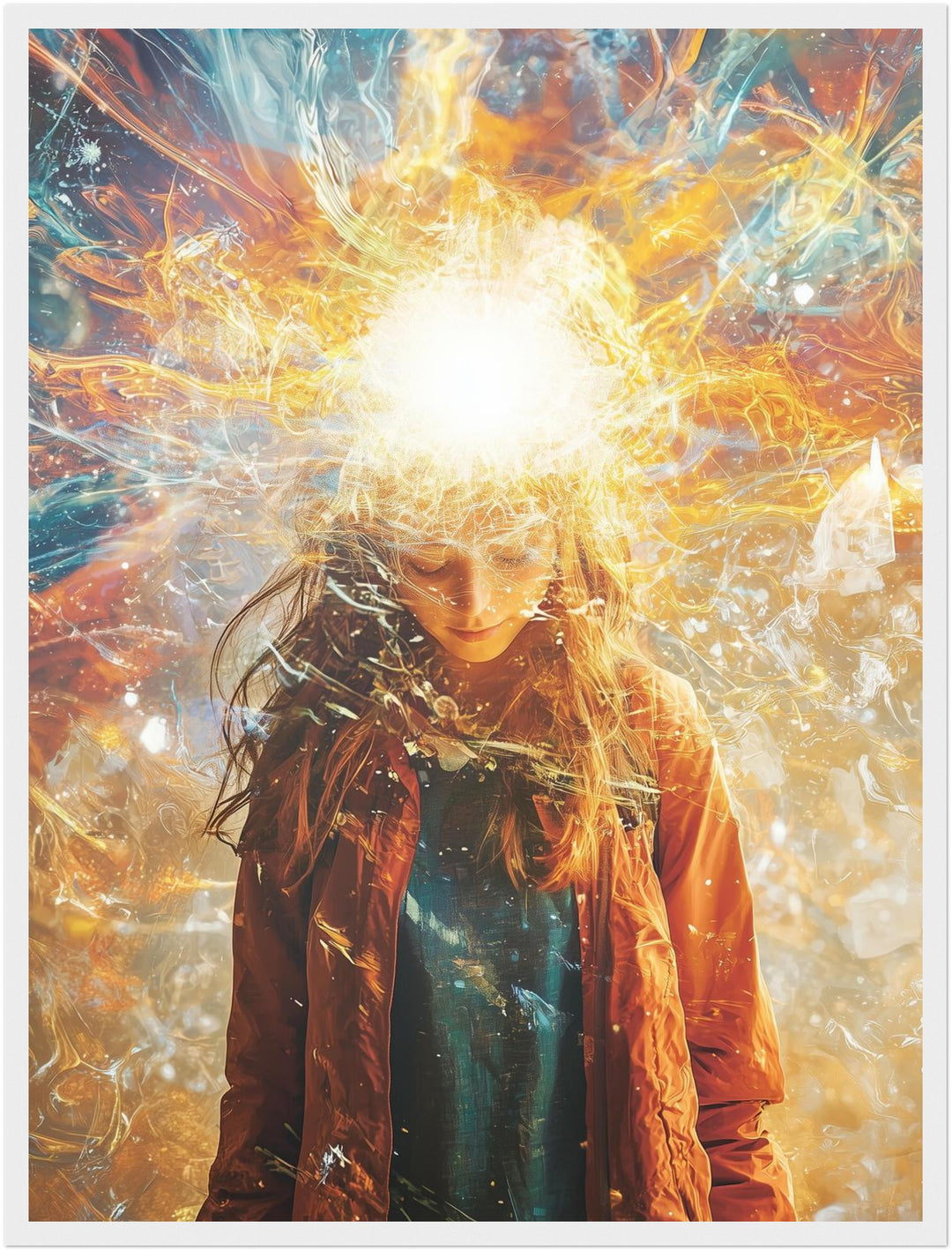Inneres Leuchten Poster spirituell – mattes Kunstdruck-Papier – Ansicht 6